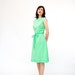 Vintage 1960s Summer Dress - 60s Spring Dress - Seafoam Green