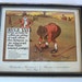 Antique Print Golf Rule XVI Lithograph Perrier C. Crombie 1900 Print Golf Rules Caricature 1960s Reprint Framed
