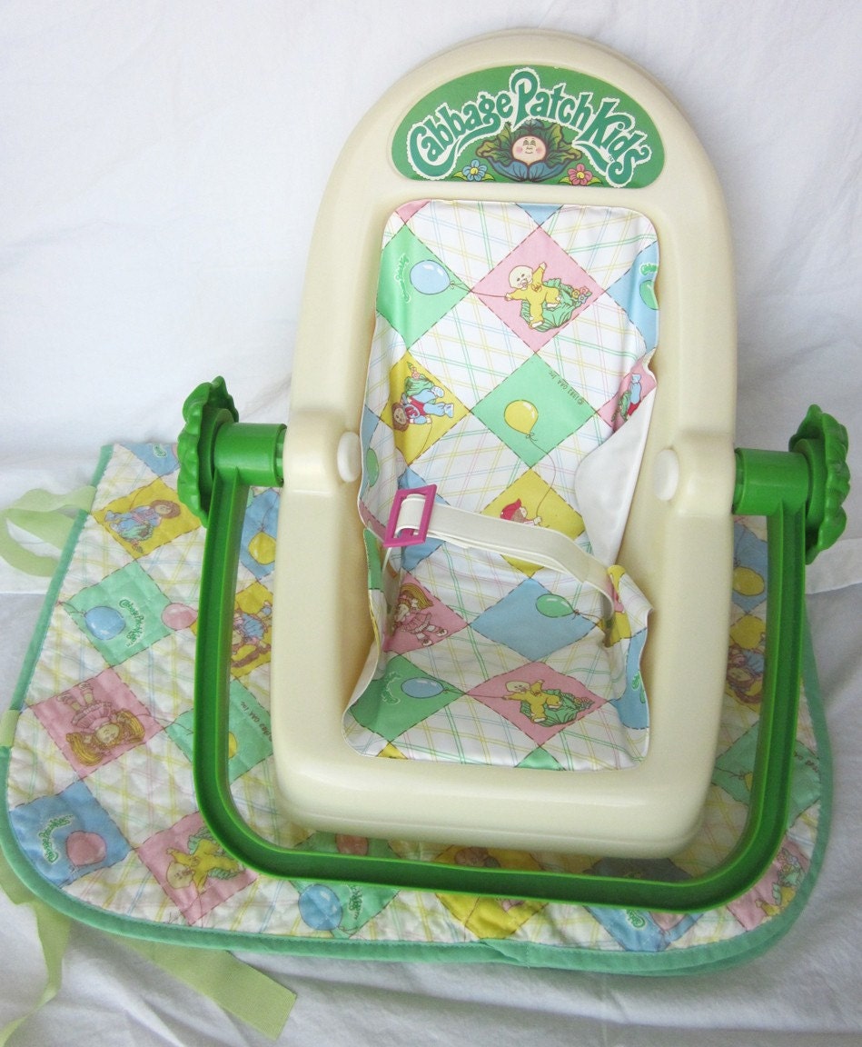 Vintage Cabbage Patch Kid Playpen Carrier and Sleeping Bag