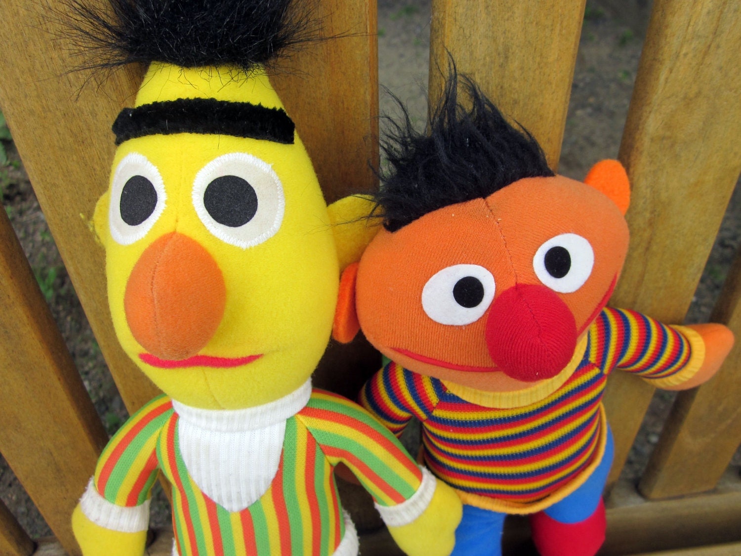 vintage bert and ernie dolls