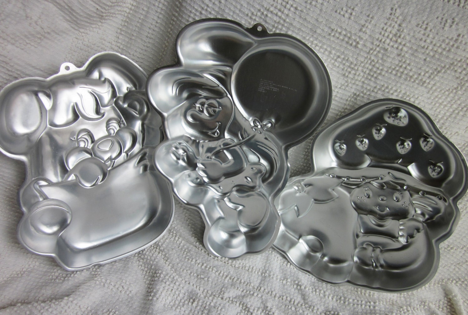 Vintage Wilton Cake Pans Smurfette Strawberry Shortcake