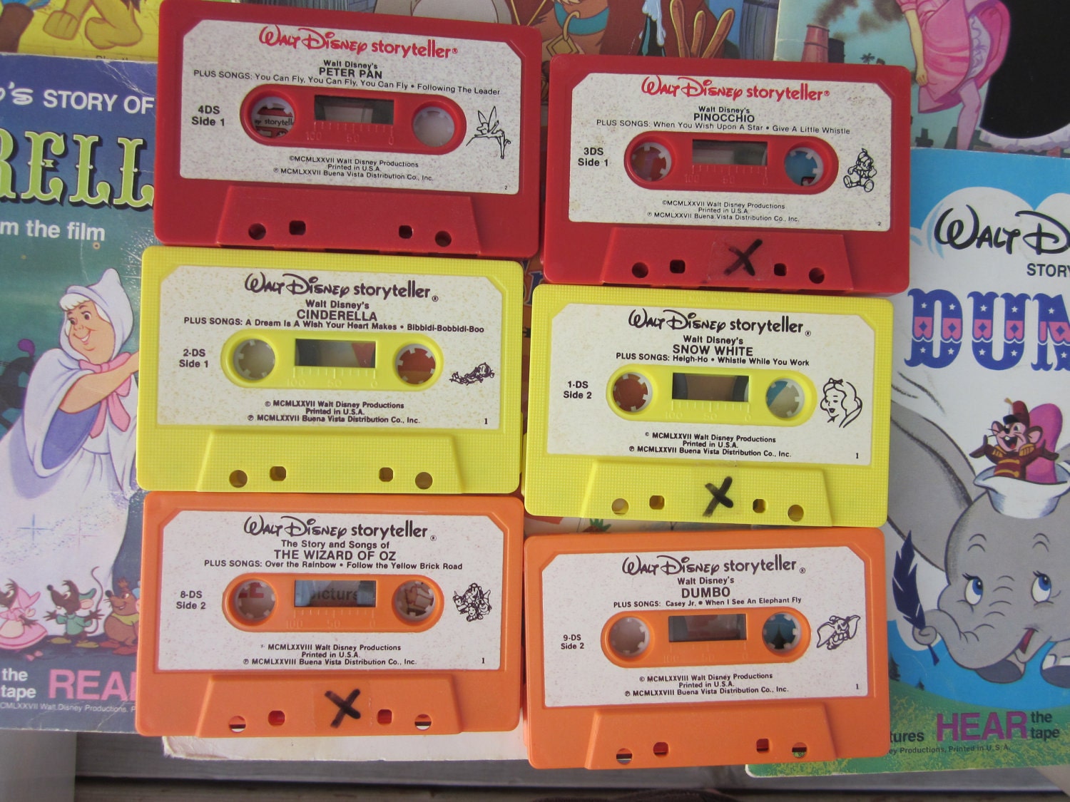 Vintage Walt Disney Read Along Books And Tapes Vintage walt disney read along books and tapes
