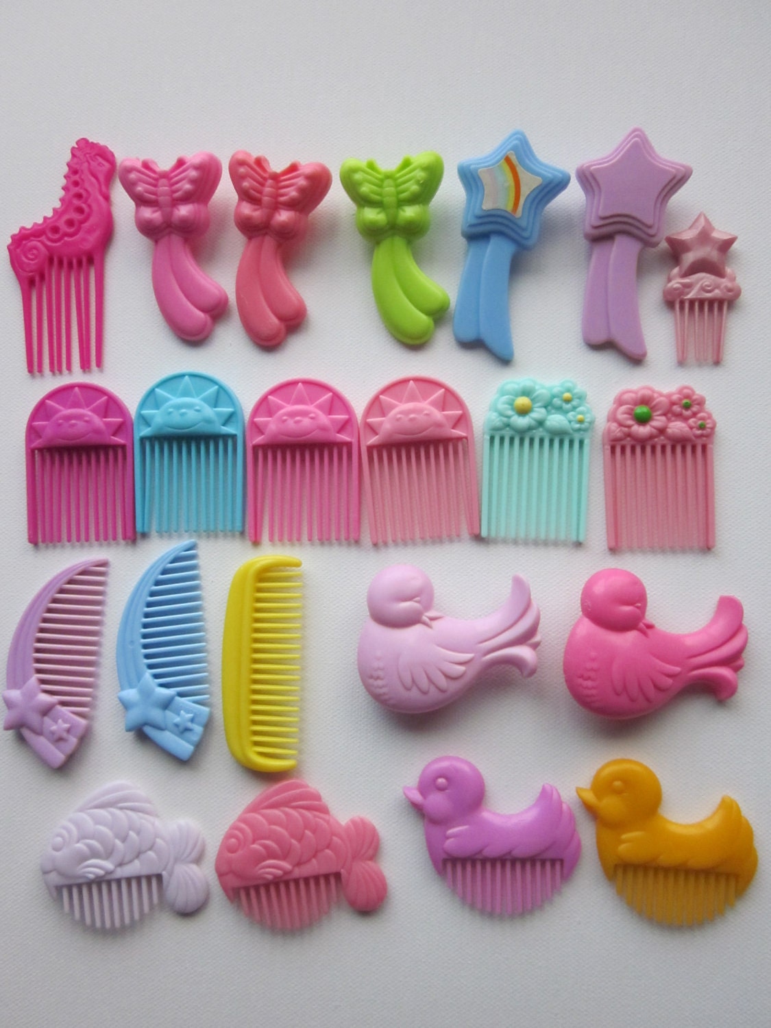 Vintage My Little Pony Combs and Brushes