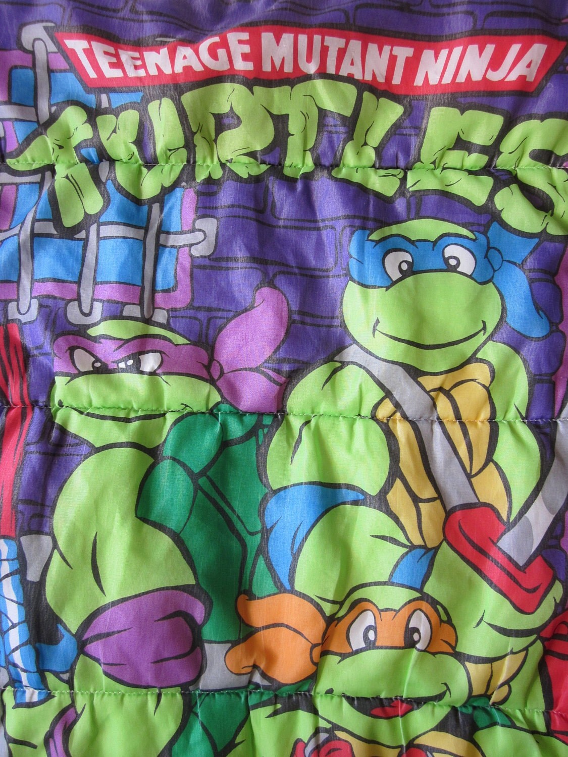 Vintage Teenage Mutant Ninja Turtles Sleeping Bag
