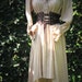 Natural Cotton Gauze Peasant Style Chemise in Staggered Length