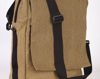 Niko - Canvas Padded Laptop - Backpack and Messenger with Adjustable Strap