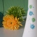 60s Flower Power Bud Vase