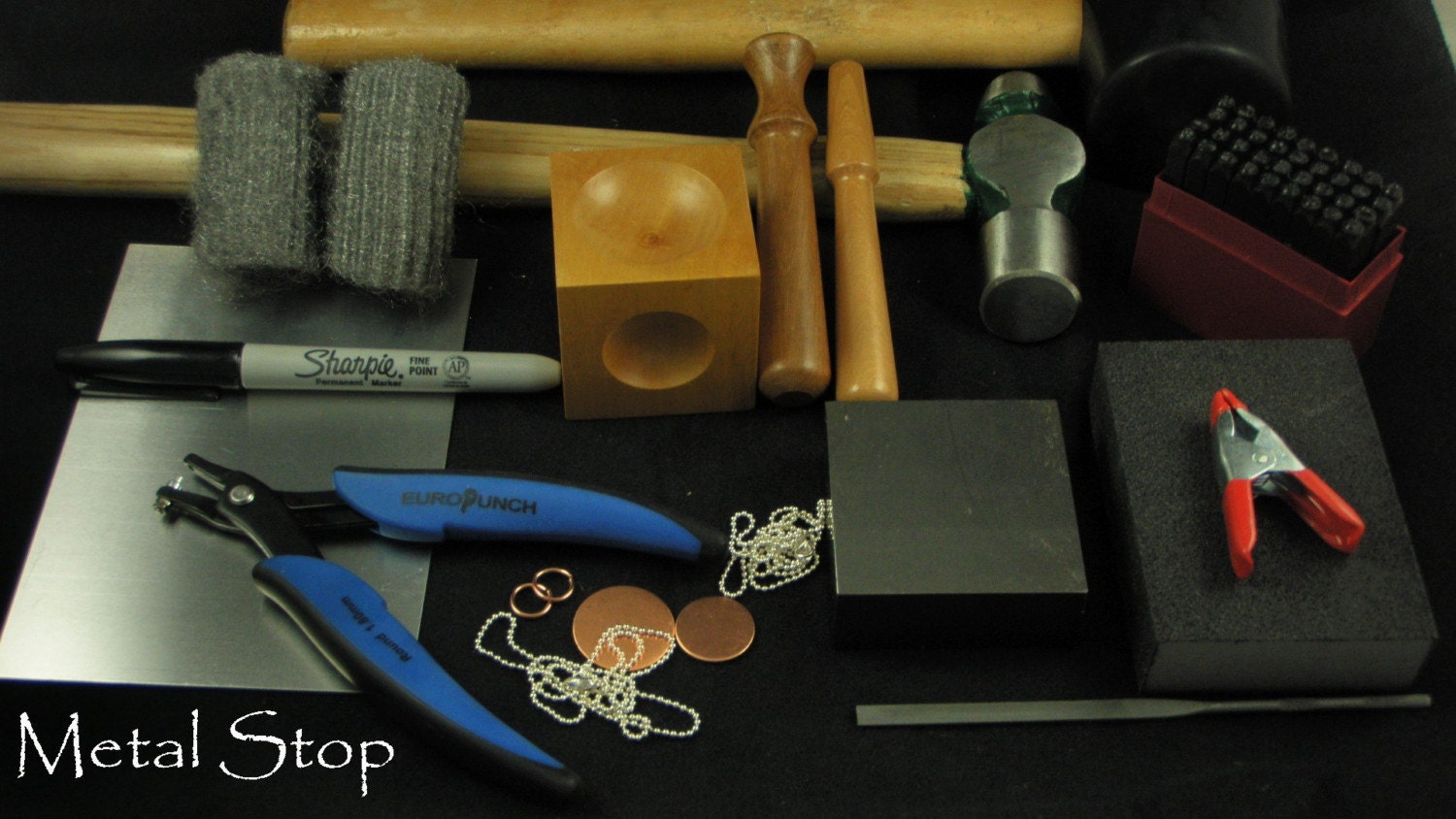 Awesome Starter METAL JEWELRY STAMPING Kit The Tools You Need