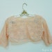 REDUCED PRICE 50's Pink Lace Bolero
