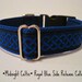 1 inch Dog Collar, Blue, Green, Red, Celtic Knot, Jacquard, Side Release, Dog Collar, Quick Release, Custom Dog Collar