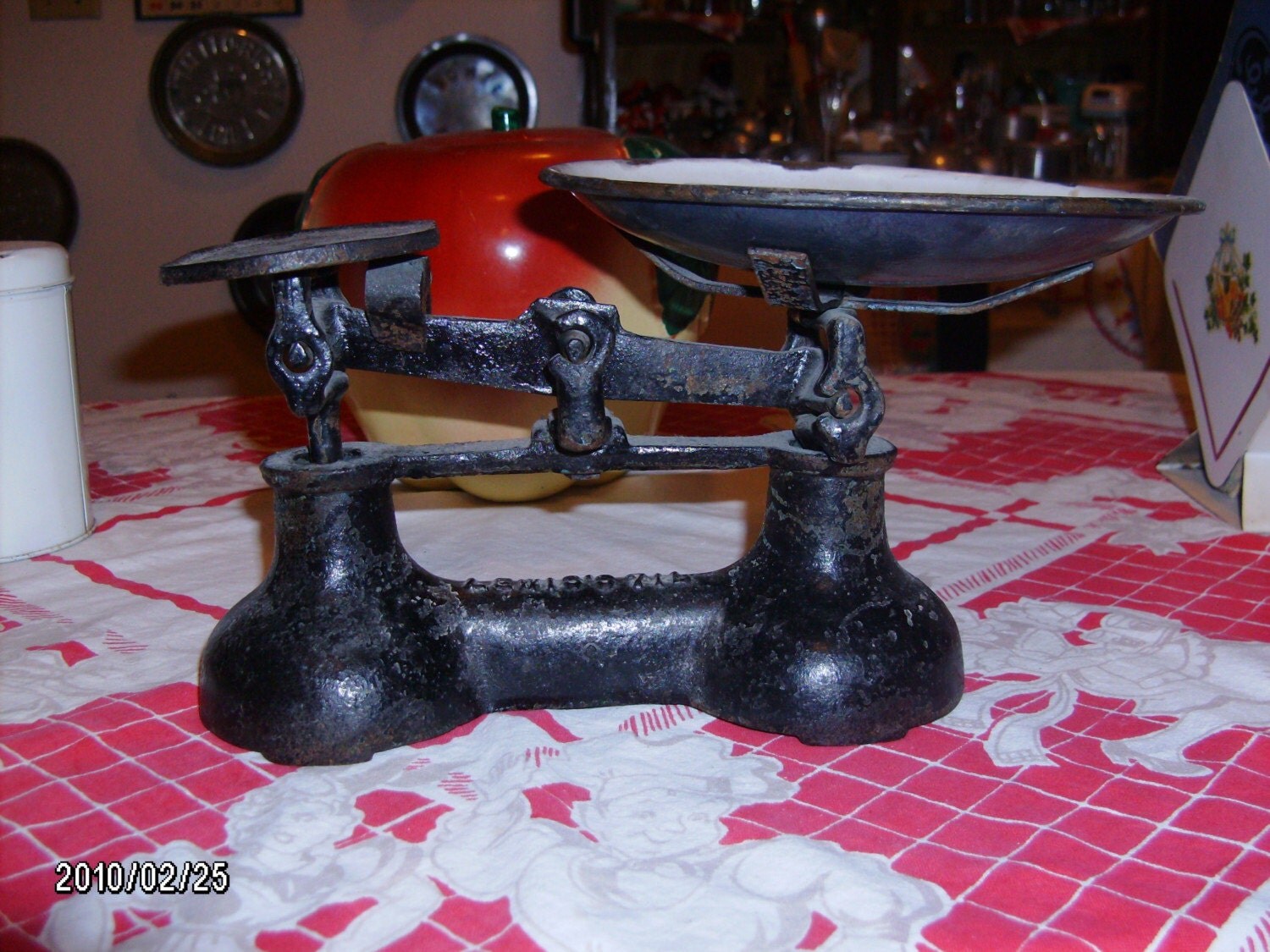 Cast iron black scale with measuring plate Lewis's 716 by myler4