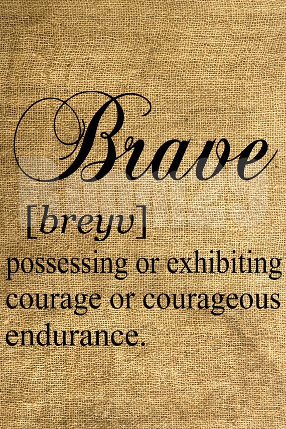 be brave meaning in hindi