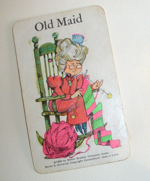 old maid cards vintage