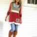 CUSTOM Make Request , 1/2 down payment for a Eco Tunic babydoll shirt, Upcycled clothing, repurposed fabrics, by Zasra
