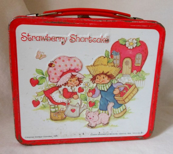 Vintage Lunch Box Strawberry Shortcake 1980