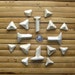 16 Vintage Clay Sea Pottery Stilts - Kiln Furniture - Tumbled Beach Finds (131)