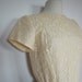 Vintage LACE 1960s Creamy YELLOW MOD Dress