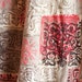 Large Stunning 1940s Bark Cloth Curtain Panel