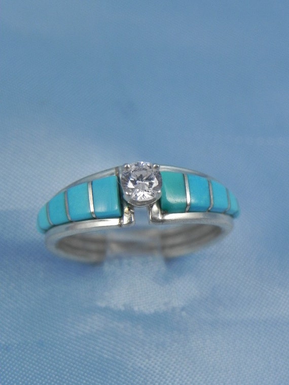 Vintage Native American Engagement Ring FREE SHIPPING