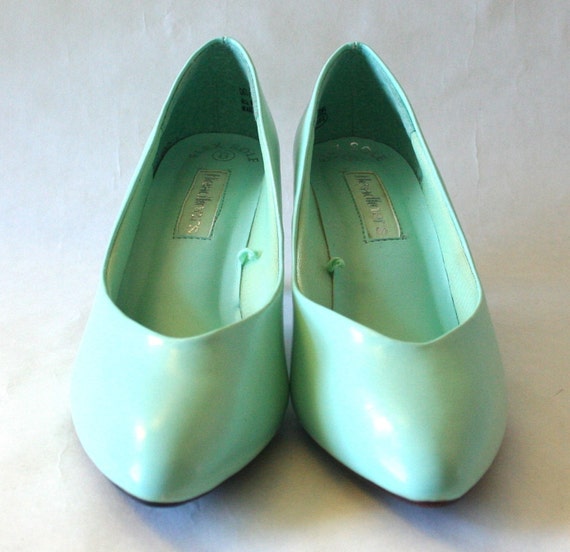 Items similar to seafoam aqua heels on Etsy