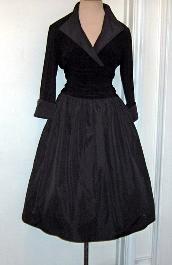 Gorgeous Vintage Jessica Howard Evenings Black by JunkieKatVintage