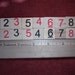 Vintage Wood Number Game Tiles