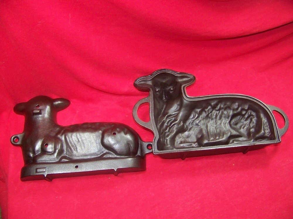 Griswold Cast Iron Lamb Cake Mold 0151