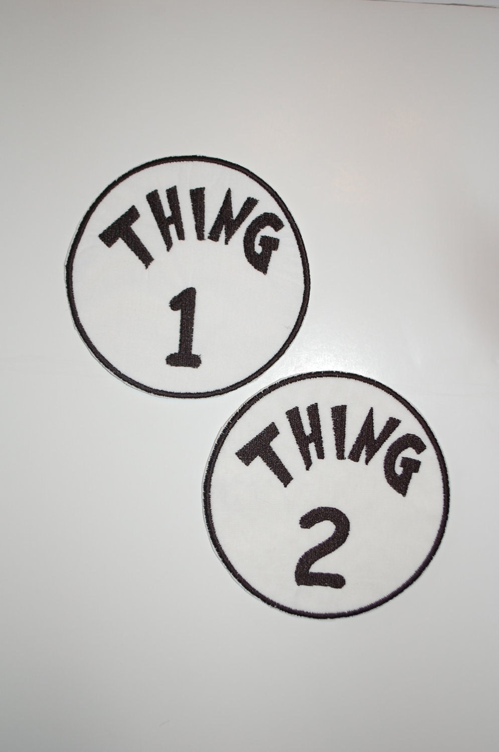 Iron On Applique Thing 1 and Thing 2