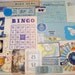 Vintage Supplies-Mixed Media-Altered Art-Scrapbooking-DIY-Inspiration-Ephemera Lot-Cards-ATC-Blue Seas