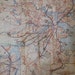 1956 Boston MTA Systems Route Map - Metro - Rapid Transit System