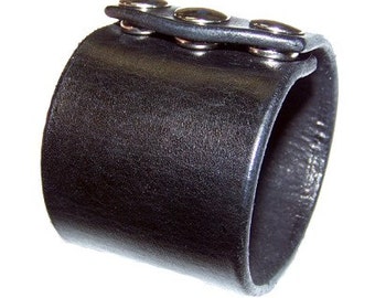 120310 Classic Leather Wrist Cuff Bracelet Wristband