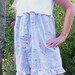Boyfriend Dress - Upcycled, Recycled, Men's Shirt Dress, Tank, Blue, White by VintageDesignByVines