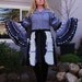 Recycled Sweater Coat, Upcycled, Shawl Collar, Reconstructed Clothing , Molly Weasley Sleeves- Gypsy Coat