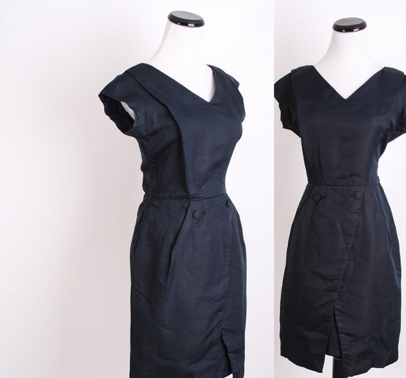 Mad Men Dress / Vintage Dress / 1940s Dress / 40s Dress / Mad