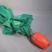 Dutch red tulip handle green umbrella
