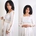 Vintage Eyelet Lace Wedding Dress - Designer Neiman Marcus - Cut out Dress - Boho Wedding - Dress - Dresses - Bohemian - 1027