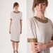 Vintage Sequin Dress / White Gold Art Deco / Shift Short Mini / Wedding Cocktail Party / Wedding Dress / Short Dress / Art Deco / 0272