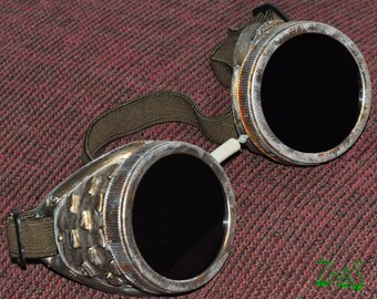 Steampunk Cyber Goggles Glasses Cosplay Anime Rave 11