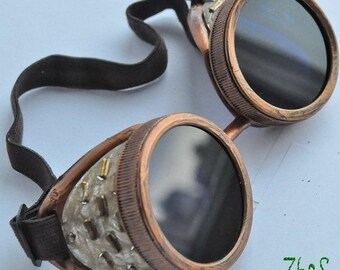 Steampunk Cyber Goggles Glasses Cosplay Anime Rave 13