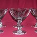 6 Vintage Fostoria Wheat Pattern Champagne or Sherbets, Stem 6051 Cut 837 Circa 1964