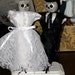 bride and groom voodoo dolls