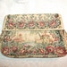 Vintage 1940s Purse Clutch Handbag Floral Tapestry Jolles Original Label Julius Garfinckel & Co. Washington D.C.
