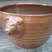 Lion's Head Yarn Bowl, Yarn Bowl, Lion Bowl