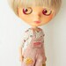 Sugarbabylove - Pink overall set for Blythe