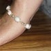 Genuine White Opal Bracelet Sterling Silver 7 Inches