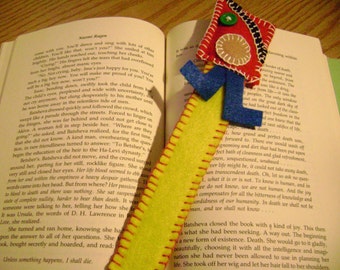 Items similar to Nerdy Monster Bookmark on Etsy