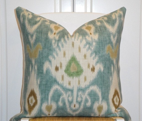 Decorative Pillow Cover 20 x 20 INCH Designer Fabric IKAT