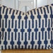 Decorative Pillow Cover 14 x 18 Inch - Designer Fabric - Accent Pillow - Throw Pillow - Indigo