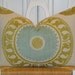 Decorative Pillow Cover - 13.5 x 20 or 13.5 x 24 - Suzani - Citrine - Aqua - Ivory