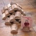 12 Birch Wood Holders for displaying photos, postcards, business cards and more...